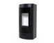 Стальная печь-камин Defro Home Orti 2.0 8 кВт на дровах (черная) KOM-Orti-2.0-black фото 1