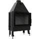 Сталева камінна топка M-FIRE 80 пряма 17 кВт на дровах (чорний шамот) m-fire80pBlack фото 1