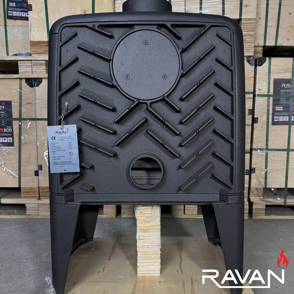 Чавунна піч камін Ravan Tenesi 14 кВт на дровах 5285 фото