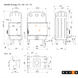 Сталева камінна топка SAVEN Energy 75х50х47R 15,1 kВт ECO з кутовим склом SE/75/50/47/R фото 11