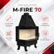 Стальная каминная топка с угловым стеклом M-FIRE 70 15 кВт на дровах (левое) m-fire70l фото 10