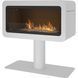 Напольный биокамин Infire INECCO с обогревом (белый) 5903205742117 фото 1