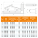Кутова вентиляційна решітка для каміна SAVEN Loft Angle 95х950х450 права (білий) LOFT/NP/9,5/95/45/W фото 5
