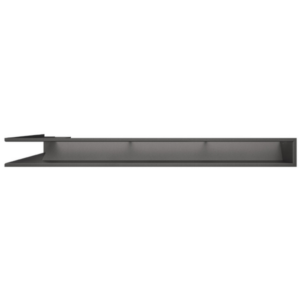 Угловая вентиляционная решетка для камина SAVEN Loft Angle 95х950х450 правая (графит) LOFT/NP/9,5/95/45/G фото