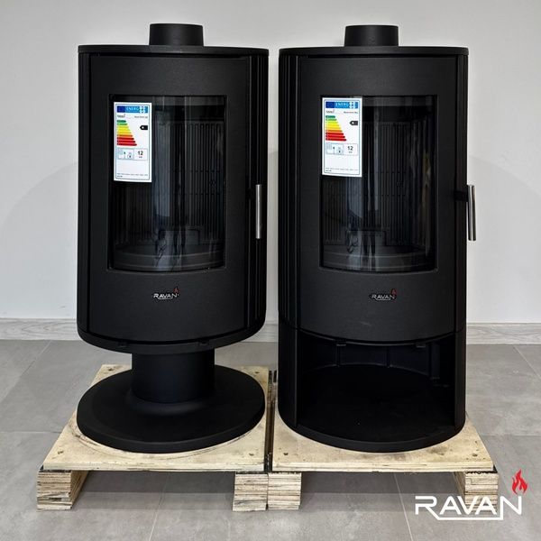 Чавунна піч камін Ravan Auron box 12 кВт на дровах 5297 фото