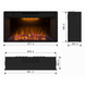 Электрическая вставка Royal Goodfire 33W LED с обогревом EF33WS фото 3