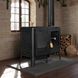 Чугунная кухонная печь на дровах Flame Stove Troy Landscape Kuzineli 12 кВт FS-061 фото 2