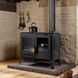 Чугунная кухонная печь на дровах Flame Stove Troy Landscape Kuzineli 12 кВт FS-061 фото 5