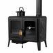 Чугунная кухонная печь на дровах Flame Stove Troy Landscape Kuzineli 12 кВт FS-061 фото 1