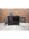 Печь кухня SABAH S105 BLACK 15,6 кВт с варочной поверхностью и духовкой на дровах S105 BLACK фото 10