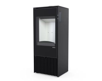 Сталева піч-камін Defro Home Adeo 6 кВт на дровах (чорна) KOM-Adeo-black фото