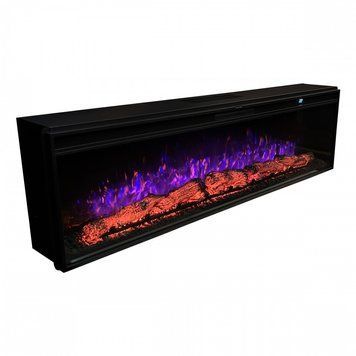 Настенный электрокамин Royal Vision 42 LOG Color N с обогревом Vision60LOGColorN фото