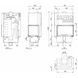 Угловая каминная топка с гильотиной Defro Home Intra S BP Mini G 10 кВт на дровах (правое стекло) черный шамот KOM-IN-S-BP-G-MINI-Black clam фото 5