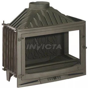 Чавунна камінна топка Invicta 700 Selenic 10 кВт на дровах з правим бічним склом 976972 фото