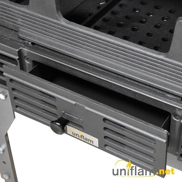 Чавунна камінна топка UNIFLAM 600 PLUS ECO 8 кВт з шибером 3123 фото